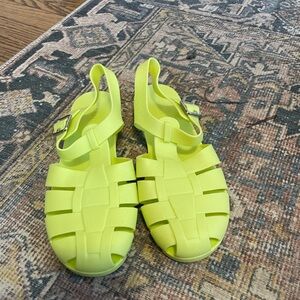 Bright Yellow Jelly Sandals-old navy